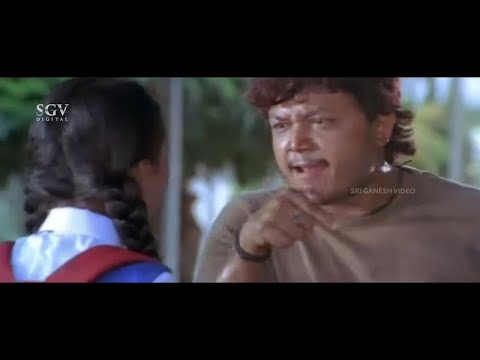 Ganesh Slips From Bike By Amulya | Comedy Scene | Cheluvina Chitthara Kannada Movie