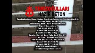 ÇANAKKALE TEMİZOĞULLARI HAZIR BETON