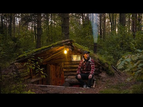 В Землянке Были Гости, Да не одни... Затопил Печку за долгое время. Жизнь в лесу . STOLITY SP100