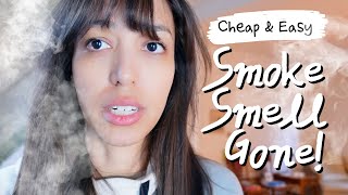 How to get rid of smoke smell in house
