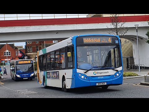 Journey on Route 4 | NK11BGX/27739 - Stagecoach North East: ADL Enviro 300