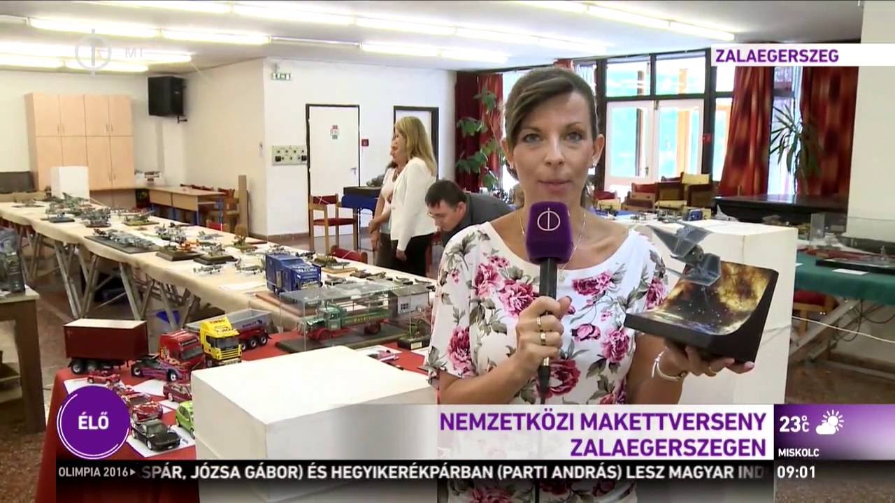Nemzetközi makettverseny Zalaegerszegen - M1 Híradó 2016-08-21 9:00