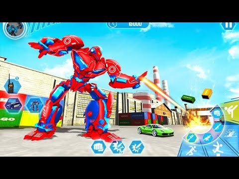 Police Robot Car Game: Transform Drone Robot Games Roadster Inc - 3D Games Action Latest Update