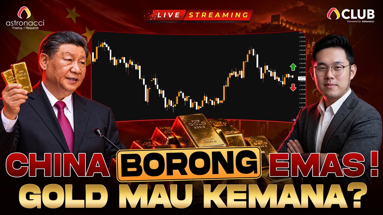 China Borong Emas Besar-Besaran! Ini Update Gold Selanjutnya!