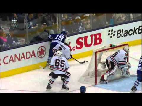 Lupul 6-2 Goal - Blackhawks vs Maple Leafs (Dec 14, 2013)