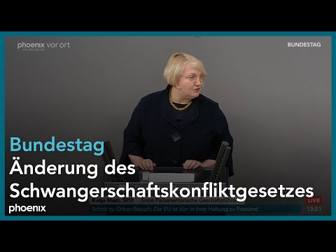Bundestagsdebatte zur Änderung des Schwangerschaftskonfliktgesetzes am 05.07.24