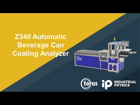 Video do Analisador Automático de Revestimento de Latas de Bebidas Z340