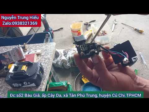 Hướng dẫn sửa cò hoặc công tắc MAKITA TD130. 131. từ A-Z(0938321369)Hiếu Nati