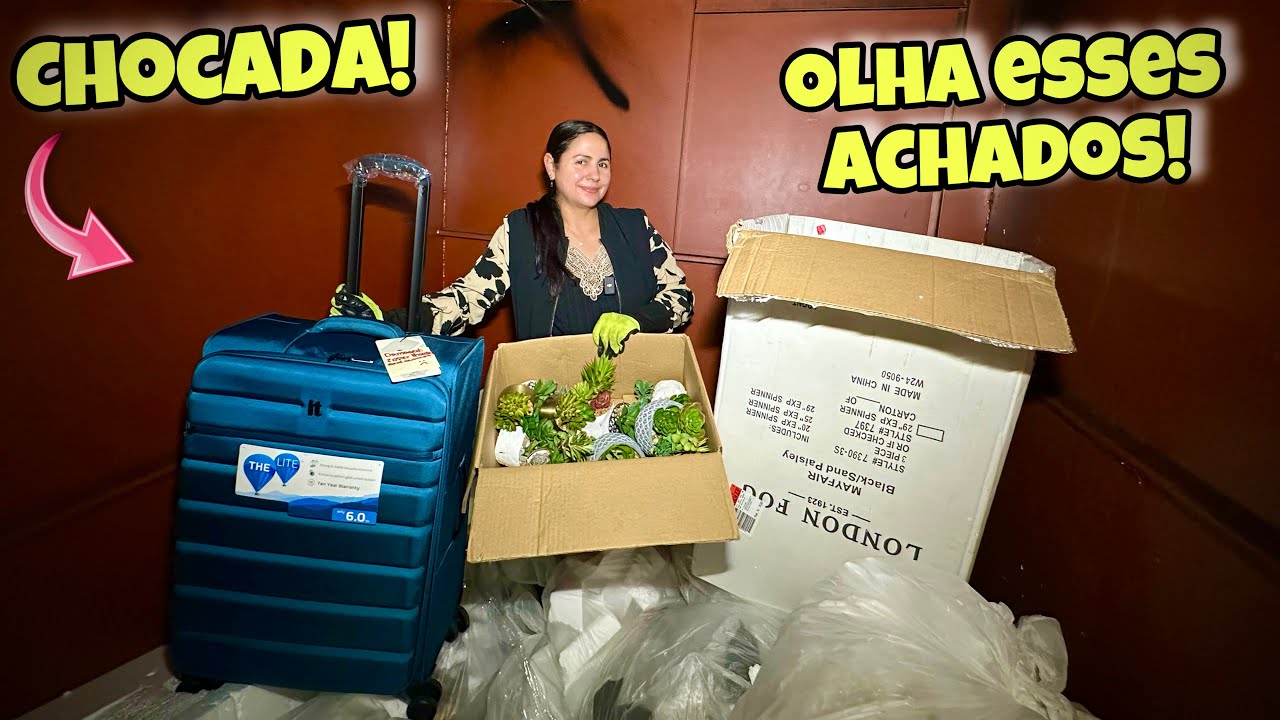 Dumpster diving! Olha esses achados!🇺🇸