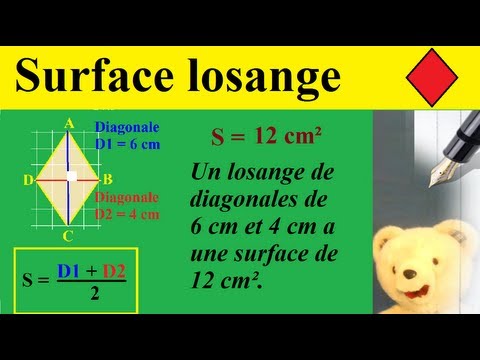 comment construire un losange de 4 cm de côté