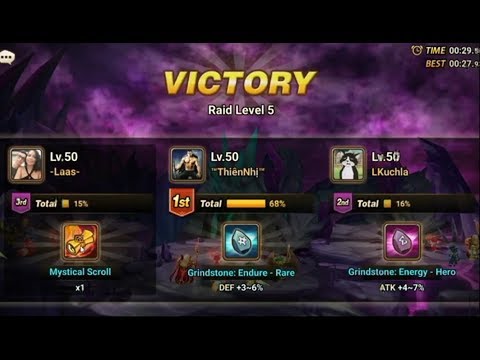 Summoners war - R5 em 28 segundos!! (Kb5/thunderkat)