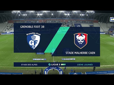 Grenoble Foot 38 5-1 SM Stade Malherbe Caen