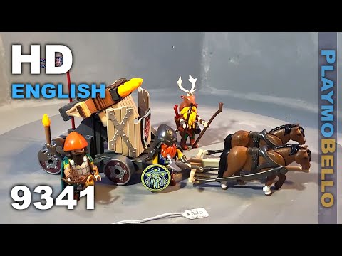 (2018) Playmobil 9341 Dwarf Triple Ballista with two Horses (Playmobil set REVIEW)