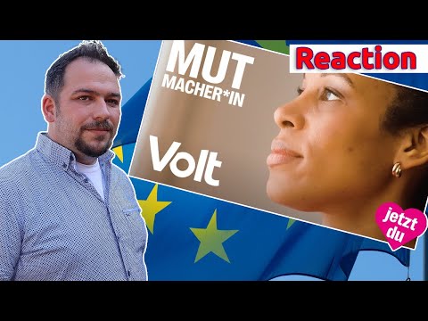 Volt Wahlwerbespot zur Europawahl Mut für Europa Sei dabei!