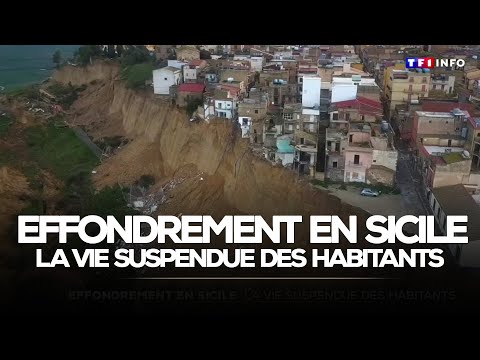 Effondrement en Sicile : la vie suspendue des habitants｜TF1 INFO
