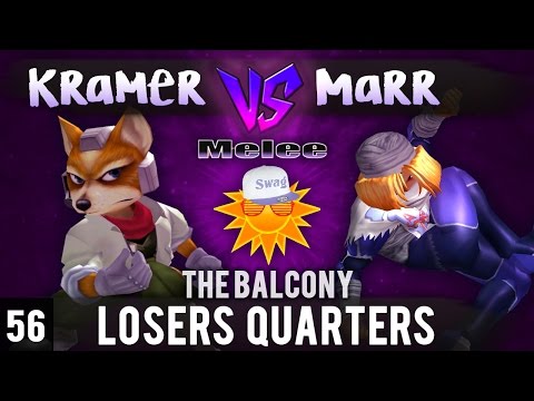 Melee @ The Balcony 56 - Losers Quarters ft. Marrgasm (Sheik) vs. Kramer (Fox)