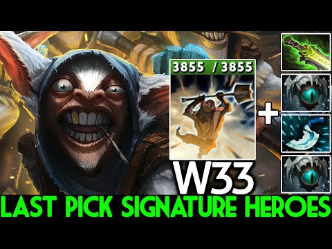 W33 [Meepo] Pro Last Pick Signature Heroes Against Counter Pick Dota 2