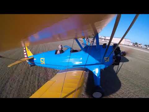 Stearman Pattern work at Zuehl Airfield