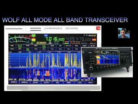 WOLF ALL MODE TRANSCEIVER - WIFI V/UHF - HF & 6, built in FT8 CW DECODE
