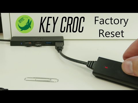 How to Factory Reset the Key Croc Key Logger by Hak5