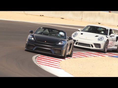 Porsche 991.2 GT3 RS vs 718 Spyder at Laguna Seca - 1:31 pace - Serge Track Days GT3RS