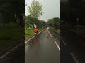 ️Rainy Day ️ Bike Riding WhatsApp Status Shorts Youtubeshorts