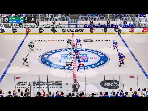 New York Rangers vs Dallas Stars 12/2/2025 NHL 26 Gameplay