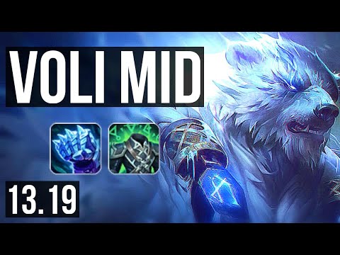 VOLIBEAR vs IRELIA (MID) | 7/1/8, 1.1M mastery | KR Diamond | 13.19