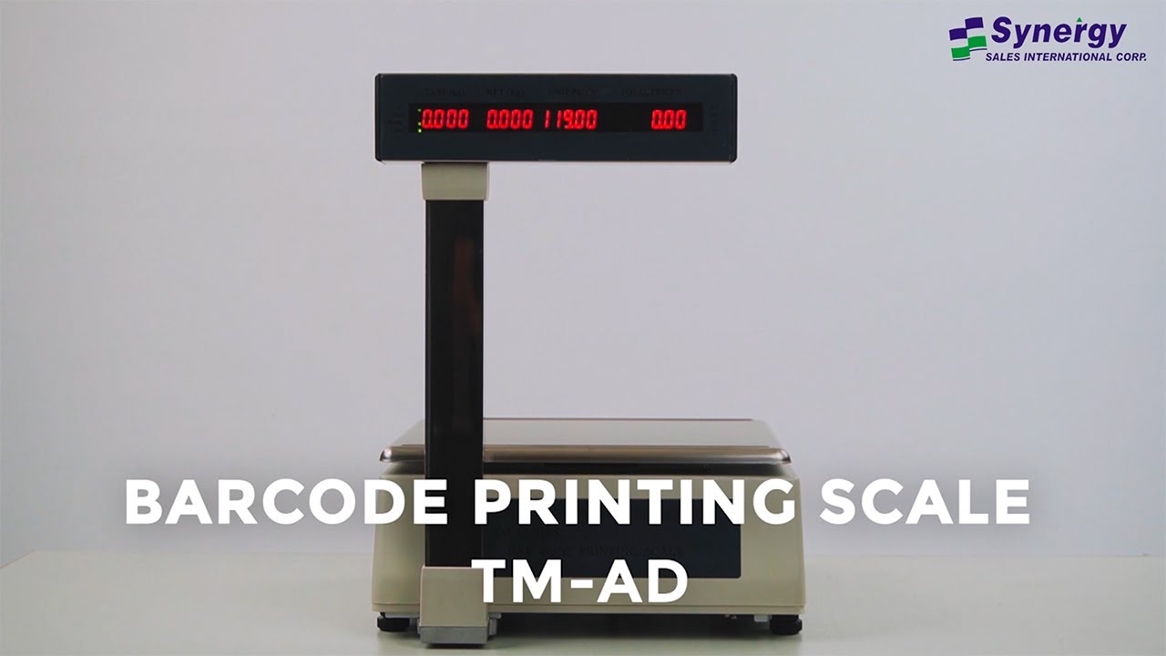17 - Barcode Printing Scale TMAD