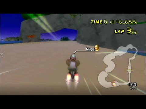 Mario Kart Wii | DS Cheep Cheep Beach | Gold Star (1:43.665)