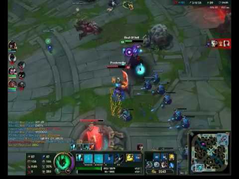 INSANE thresh 1v5 PENTAkill /league of legends