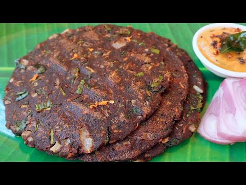 రాగి పిండితో ఇలాచేయండి ఎవ్వరికైనా నచ్చుతుంది| Best For Lunch,Dinner& Breakfast | Ragi Roti In Telugu