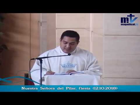 Santa Misa de hoy viernes 12 de octubre de 2018, Nuestra Señora del Pilar