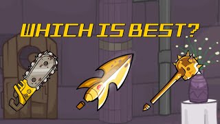 What is the Best Gold Weapon in Castle Crashers?