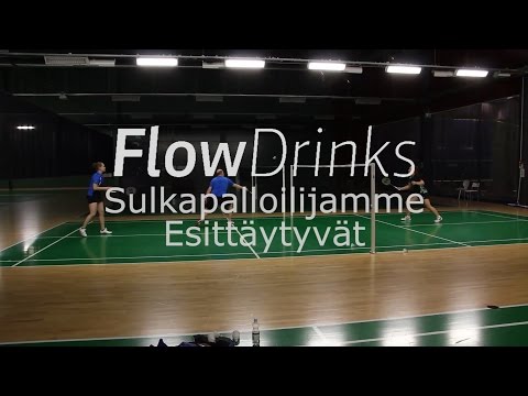 Flow Drinks: Badminton players introduction