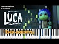 Late Intermediate Luca Medley End Credits Luca Piano Tutorial