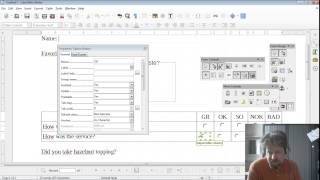 Creating a fillable PDF form using LibreOffice Writer