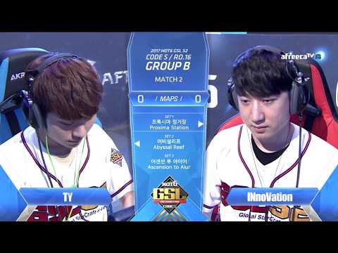 [2017 GSL Season 2]Code S Ro.16 Group B Match2 TY vs INnoVation