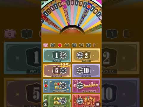 Crazy Time Games  Number 5 win 125x 12600bdt #crazytime #music #viral #cricket #twitter #gaming 😍😍