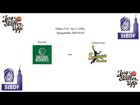 Skuru IK (F01) hos Spånga Basket - 2015-02-07