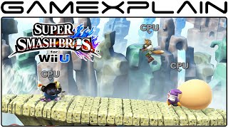 Smash Bros Wii U: Nabbit in Mushroom Kingdom U (1080p 60fps Gameplay)
