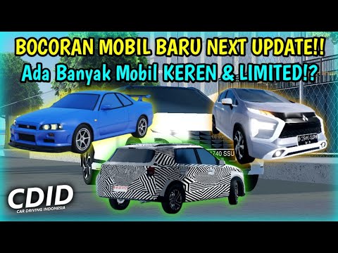 BOCORAN MOBIL BARU NEXT UPDATE CDID REVAMP!! | Ada SPORTCAR Baru & Mobil LIMITED... | CDID Roblox