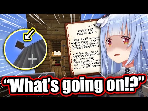 holoyume - VTuber ENG Subs ホロ夢 - Pekora Reacts To Haachama's Unauthorized Addition To Her Tower - Minecraft 【ENG Sub Hololive】