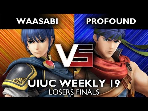 [Smash 4 Weekly #19] Singles Losers Finals: Waasabi (Marth) vs. PHAM|Profound (Ike, Roy)