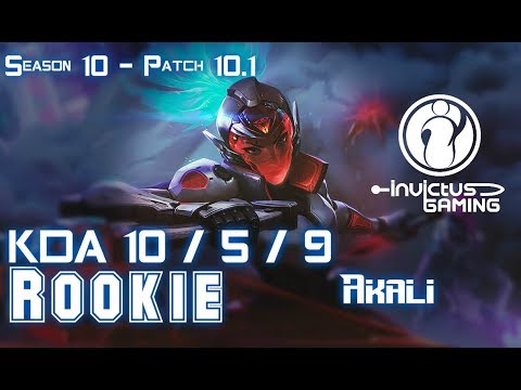 IG Rookie AKALI vs SYLAS Mid - Patch 10.1 KR Ranked