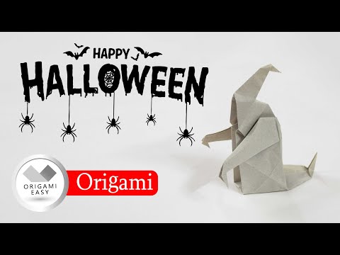 It Looks Alive Halloween Origami Pumpkin