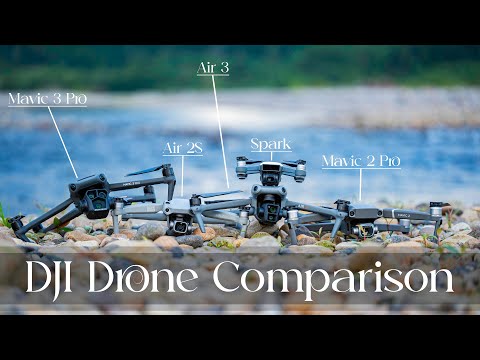 DJI Air 3 vs Air 2S vs Mavic 2 Pro vs Mavic 3 Pro vs Spark Camera Quality Comparison