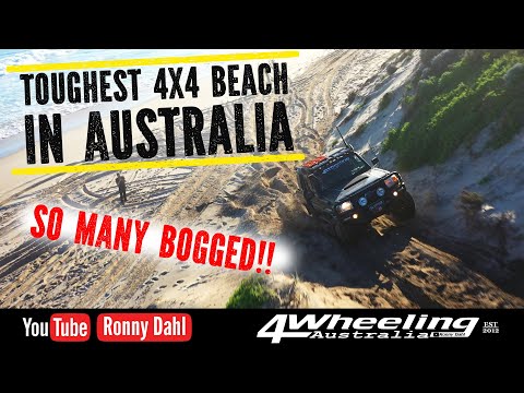 TOUGHEST 4x4 BEACH IN AUSTRALIA, so many bogged!