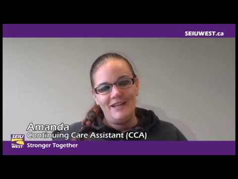 Amanda: Continuing Care Assistant (CCA)