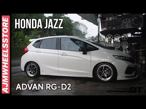 MODIFIKASI HONDA JAZZ VELG ADVAN RG-D2 // AJMHEELSSTORE